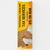 Steuerberatung im Freien Zollbanner Banner (Vertikal)