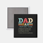 Steuerbescheid Vater - Definition Vatertag 1 Magnet (Vorderseite/Rückseite)