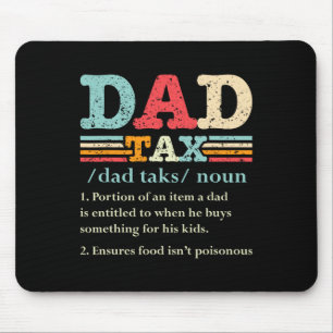 Steuerbescheid Vater - Definition Vatertag 1 Mousepad