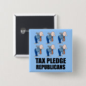 Steuerbürgschaftsrepublikaner Button (Vorne & Hinten)
