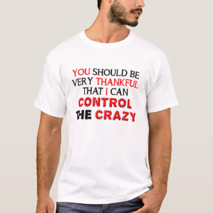 Steuere das verrückte lustige T-Shirt