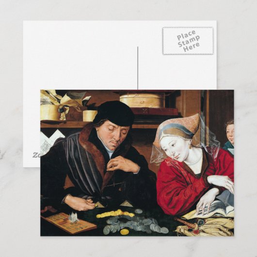 Steuererheber Postkarte (Vorne/Hinten)