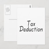 Steuerermäßigung Postkarte (Vorne/Hinten)