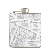 Steuerformulare für Einkommen Flachmann (Vorderseite)