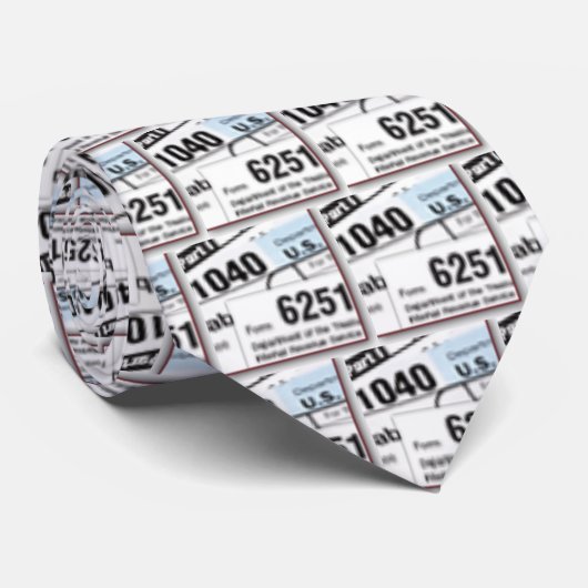 Steuerformulare Krawatte (Gerollt)