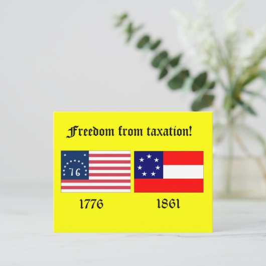 Steuerfreiheit Postkarte (Stehend Vorderseite)