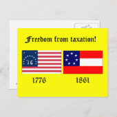 Steuerfreiheit Postkarte (Vorne/Hinten)