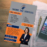 Steuergesellschaft Flyer<br><div class="desc">Einführung in unseren Business Flyer für Steuerdienstleistungen! Sie suchen eine einfache und effektive Möglichkeit, Ihre Steuerdienstleistungen zu fördern? Unsere professionell gestalteten Flyer sind das ideale Werkzeug, um potenzielle Kunden zu gewinnen und Ihr Steuergeschäft zu überzeugen. Bestellen Sie noch heute unsere Business Flyer und geben Sie Ihrem Steuergeschäft den verdienten Werbeträger....</div>