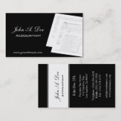 STEUERINHABER Skript Schwarz/Weiß Formular 1040 Visitenkarte (Vorne/Hinten)