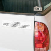 Steuerlich Liberaler, sozial konservativ Autoaufkleber (Auf Lkw)
