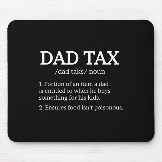 Steuerliche Definition Bewährter Vater Mousepad (Vorne)