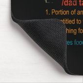 Steuerliche Definition Funny Vathers Day Men Boys  Mousepad (Ecke)