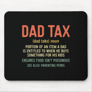 Steuerliche Definition Vatertag Shirt 2 Mousepad
