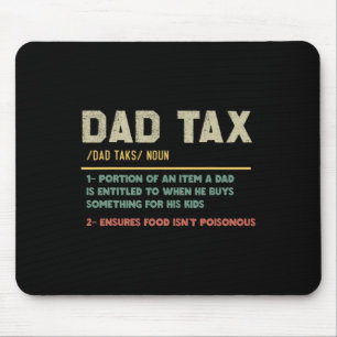 Steuerliche Definition Witziger Vatertag Mousepad