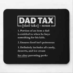 Steuerlustige Vater Steuern Definition Vatertag Mousepad
