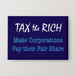 Steuern der Reichen, die Unternehmen einen fairen Button