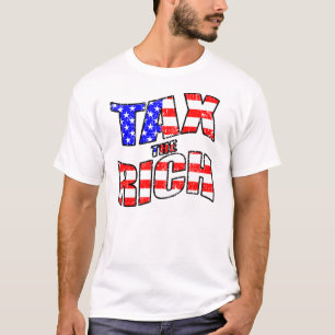Steuern des reichen Shirts mit amerikanischer Flag