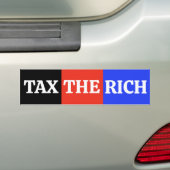 Steuern für Reiche Autoaufkleber (Auf Auto)