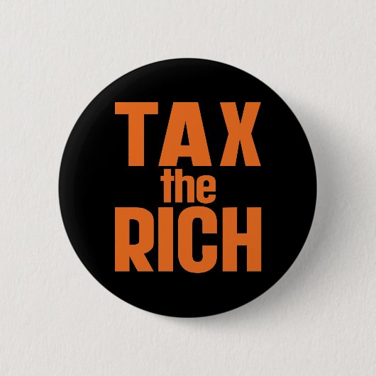 Steuern für Reiche Button (Vorderseite)