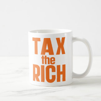 Steuern für Reiche Kaffeetasse
