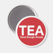 Steuern genug bereits Magnet (Vorderseite/Rückseite)