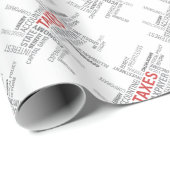 "Steuern" Geschenkpapier (Rolleneckpunkt)