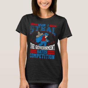 Steuern ist Diebstahl Anti-Regierung Libertarian V T-Shirt