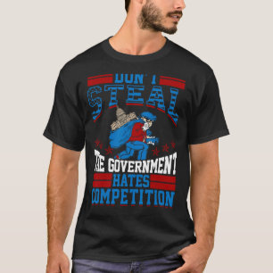 Steuern ist Diebstahl Anti-Regierung Libertarian V T-Shirt
