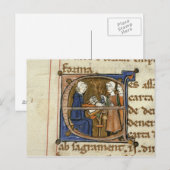 Steuern Postkarte (Vorne/Hinten)