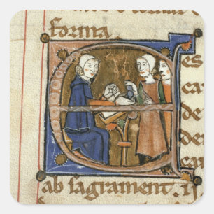 Steuern Quadratischer Aufkleber