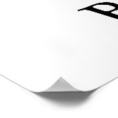 Steuern Sie mir kein Bro Poster (Ecke)