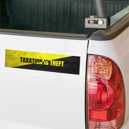 Steuern sind Diebstahl Autoaufkleber (Auf Lkw)