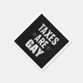 Steuern sind schwul serviette (Ecke)
