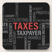 "Steuern" Untersetzer (Vorderseite)