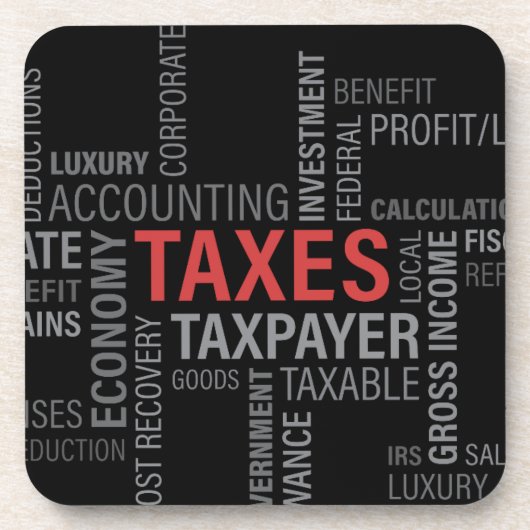 "Steuern" Untersetzer (Vorderseite)