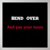 Steuerplakat Poster (Vorne)