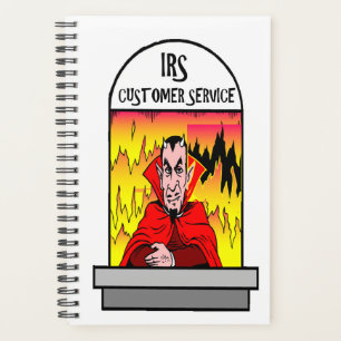 Steuerplaner Funny IRS Kundenservice Steuerzahler Planer