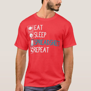 Steuerprüfer in Tabellenkalkulationstabellen Buchf T-Shirt