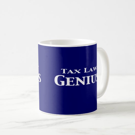 Steuerrecht-Genie-Geschenke Kaffeetasse (VorderseiteRechts)