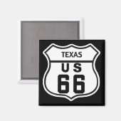 STEUERROUTE 66 MAGNET (Vorderseite/Rückseite)
