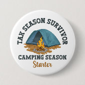 Steuersaison Überlebende, Camping Saison Starter Button (Vorderseite)