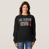 Steuersaison Überlebender Rechnungsführer Männer F Sweatshirt (Vorne ganz)