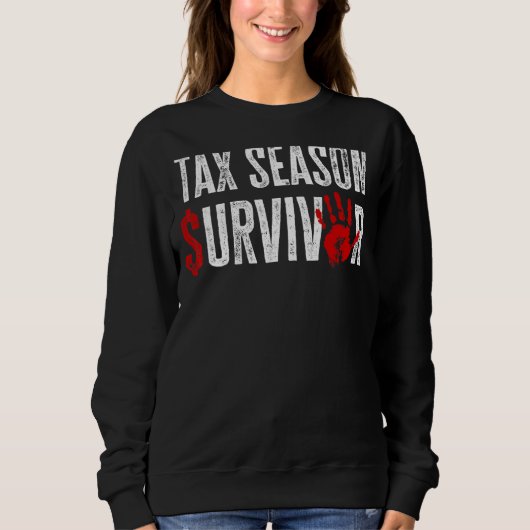 Steuersaison Überlebender Rechnungsführer Männer F Sweatshirt (Vorderseite)