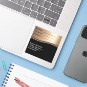 Steuerschuldner - Vinyl-Aufkleber für die Zollabfe Aufkleber (Laptop mit iPhone)