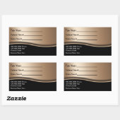 Steuerschuldner - Vinyl-Aufkleber für die Zollabfe Rechteckiger Aufkleber (Blatt)