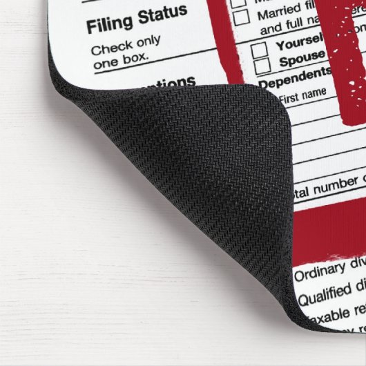 Steuertag Mousepad (Ecke)