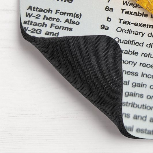 Steuertag Mousepad (Ecke)