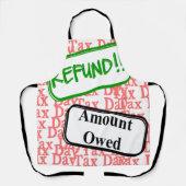 Steuertag noch einmal? schürze (Vorderseite)