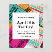 Steuertag Postkarte (Vorderseite)