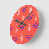 Steuertag runde wanduhr (Winkel)